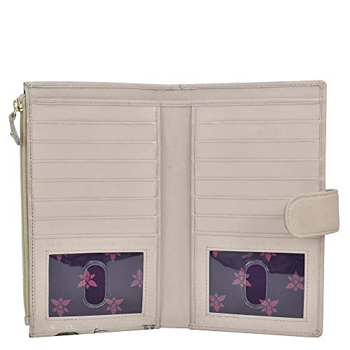Anuschka Women’s Hand-Painted Genuine Leather Cell Phone Case & Wallet - African Adventure - Image 3