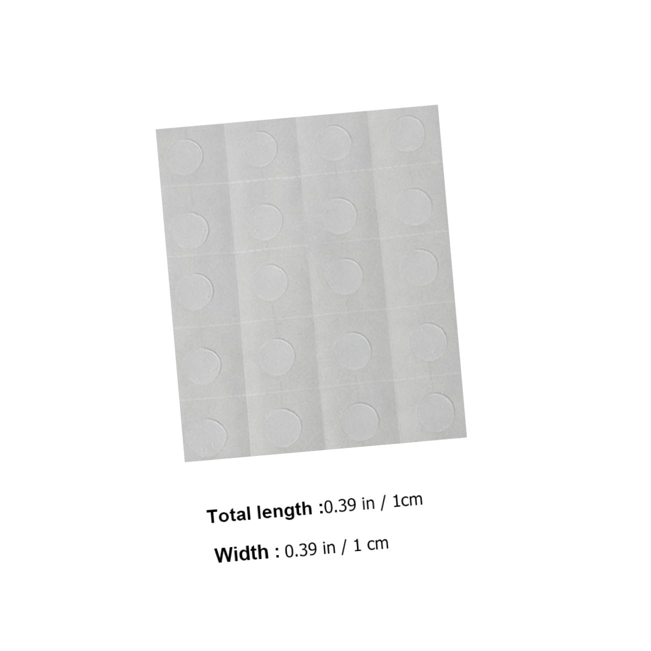 Balloon Adhesive Dots 60 Sheets Round Latex Double Sided Craft