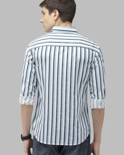 Image of Noble Monk Men's Full Sleeve Shirt | Casual Shirt for Men | Stylish Cotton Blend | Comfortable Everyday Wear | Button Down Clothing | Travel & Outdoor Apparel