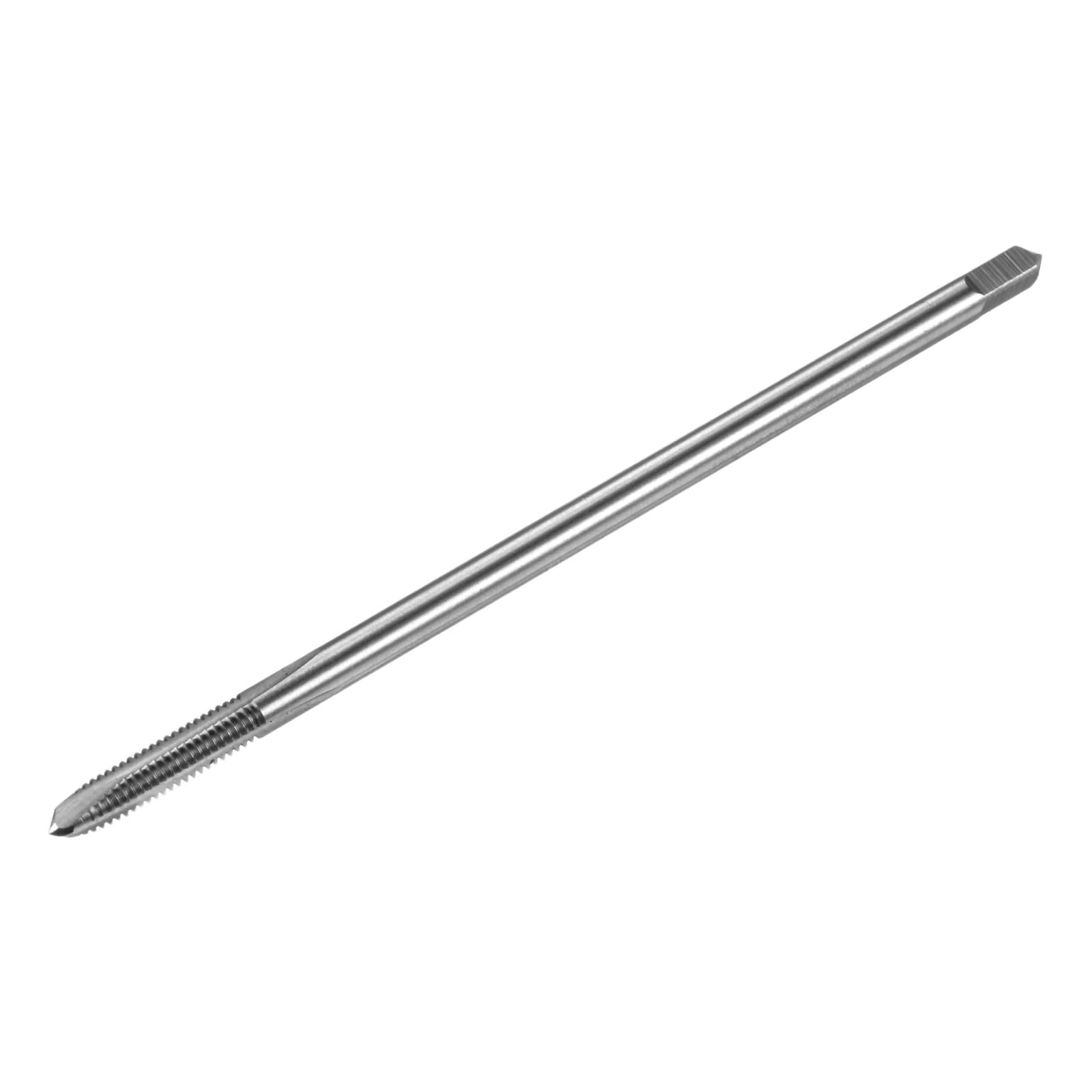 M METERXITY 1-Pack M4x0.7mm Metric Thread Tap, HSS 100mm Length Straight Flute Right Hand Thread Screw Tapping Tool for Drilling/Milling Machines/CNC Machine Tools