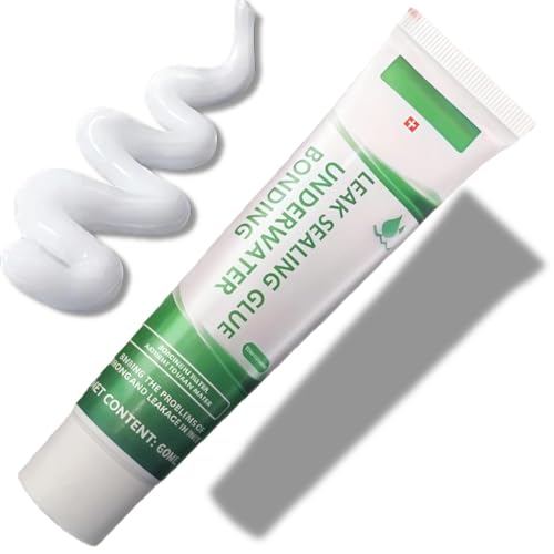 Underwater Aquarium Sealant, Waterproof Aquarium Repair Adhesive, Clear Silicone Sealant, Strong Water Resistance, for Bonding Various Materials