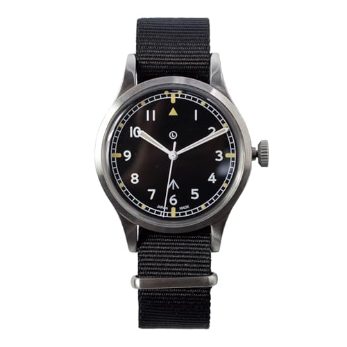 NAVAL WATCH �i�o���E�H�b�` Mil.-06 �������� ���C�����G�A�t�H�[�X W10�^�C�v �r���v �~���^���[ �E�H�b�` �����Y ���f�B�[�X (SILVER.BLACK, FREE)