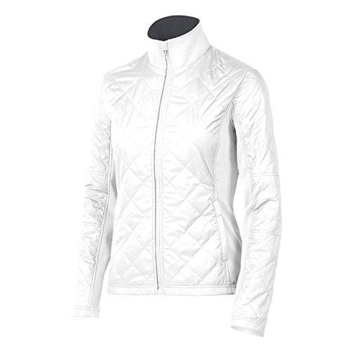 Asics Women's Thermo Wind Blocker Jacket, Real White, X-Small #TOP11