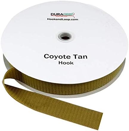 DuraGrip® Brand - 1.5" Coyote Tan Hook Sew-On | Hook Side Only, Loop Side Sold Separately
