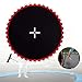 Zxpjkyu Trampoline Replacement Mat Jumping Cushion Round Home Equipment Outdoor Parts Premium Reusable Trampoline Jumping Cloth, Red 42 Buckle