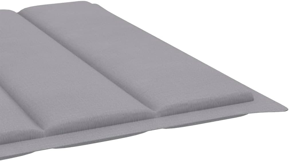 vidaXL Folding Sun Lounger with Adjustable Backrest & Cushion - Durable, Weather Resistant Acacia Wood Patio Lounger, Easy Assembly & Storage, Retro Style Outdoor Garden Furniture