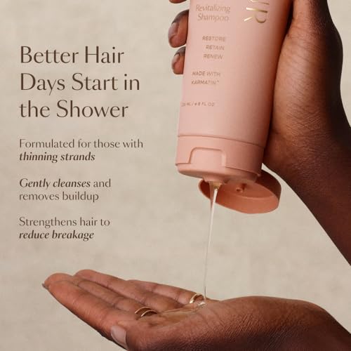 Vegamour Gro Revitalizing Shampoo, Support Thicker, Fuller Looking Hair, Shampoo Formulated Without Sulfates For Thinning Hair With Vegan Keratin thumb #4