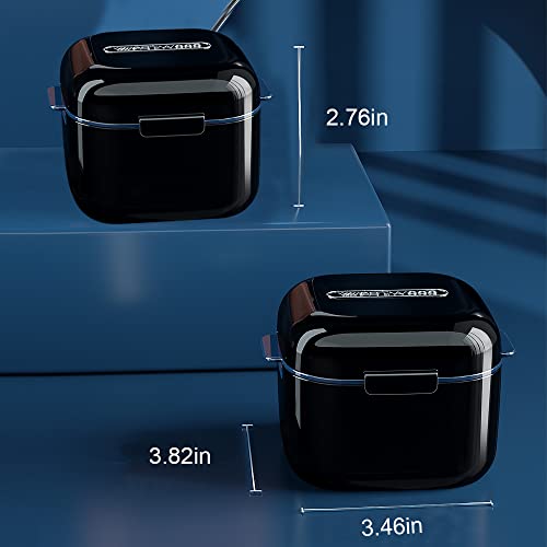 Whoobell Denture Cup，Retainer Case,Cute Night Mouth Guard Box Holder, Storage Soak Container #TOP2