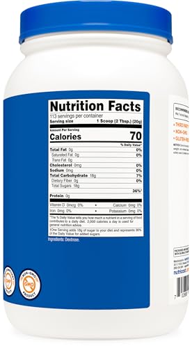 Image of Nutricost Dextrose Powder 5 LBS - Non-GMO, Gluten Free (Pack of 2)