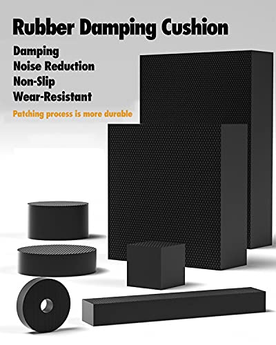 Rubberen blok 4 stks enkelzijdig raster kussen sterke stoere airconditioner apparatuur bufferen schokdichte pakkingen… - Image 7