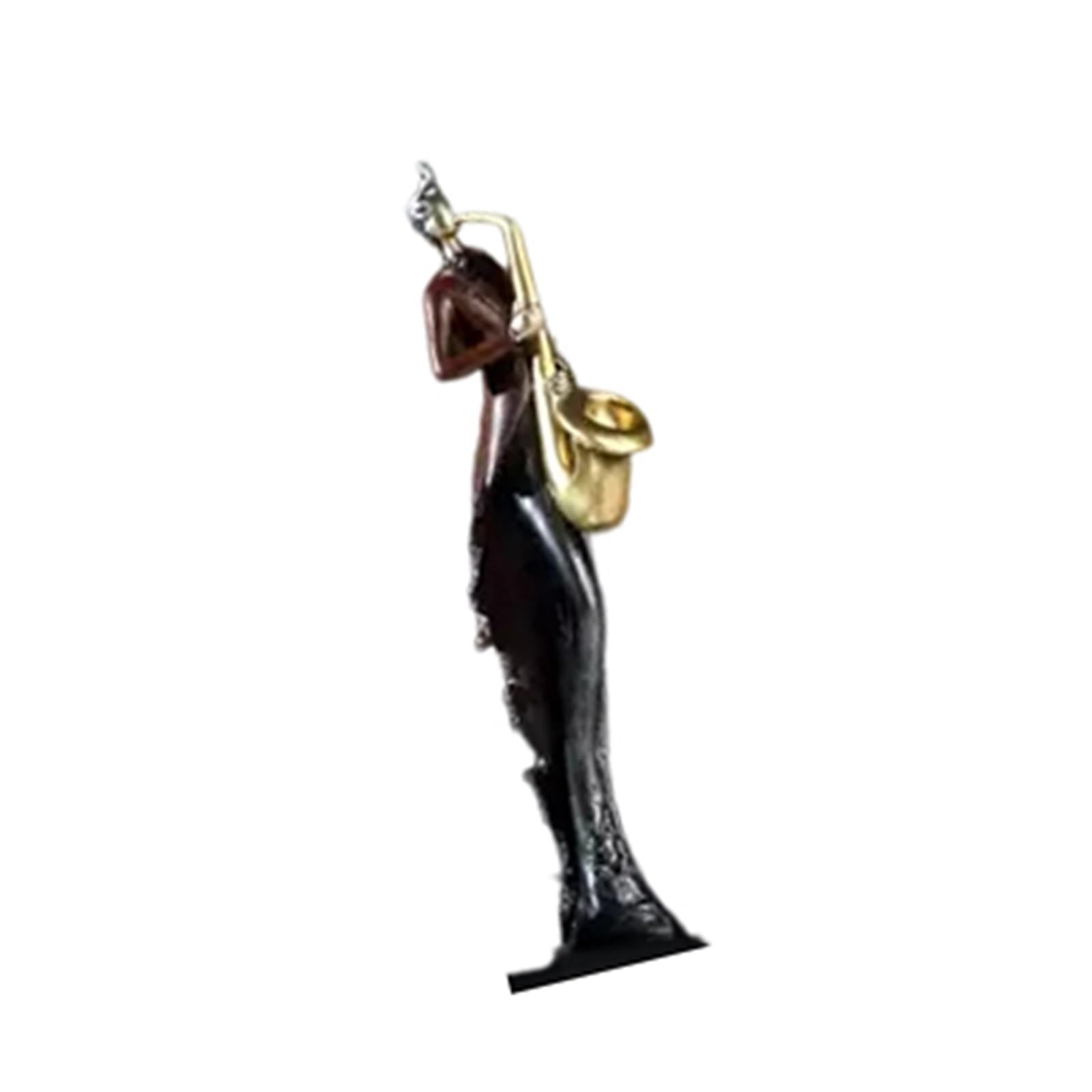 ZXFJYUIP Vintage Guitarist Saxophone Instrument Model Decorative Craft Musical Ornament(Saxophone)