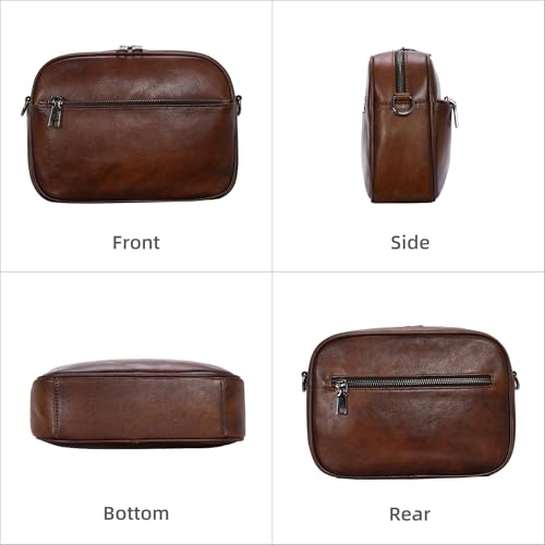 Iswee Crossbody Purse Genuine Leather Handbags for Women Shoulder Bags Multi Pcoekts Purse4