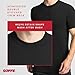 Soffe Mens 3 Pack 4.3 Oz Cotton Military Tee, Black, X-Large