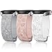 Produktbild Floral Gravierte Armband Kompatibel mit Samsung Galaxy Watch 7/ FE/ 6/5/ 4/ Active 2 40mm 44mm/ 5 Pro 45mm/ Watch 6/4 Classic 43mm 47mm 42mm 46mm, 3 Stück 20mm Silikon Ersatzarmband für Damen GWP