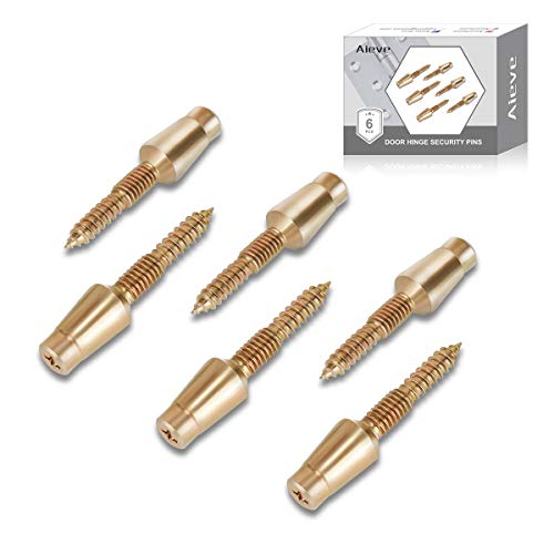 AIEVE Door Hinge Security Pins, 6 Pack Security Hinge Pins Hidden Door Hinge