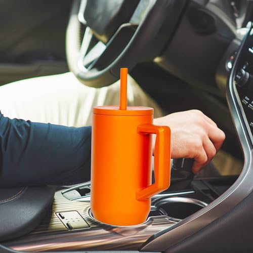 Image of Elemental Spill Proof 40oz Insulated Tumbler with Handle & Straw Travel Mug
