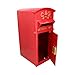 AB Tools GR Royal Mail Post Mail Letter Box Replica Cast Iron Red Post Office & Mount