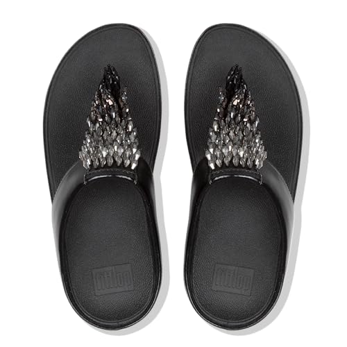 FitFlop Women's Rumba Beaded Toe-Post Sandals3
