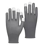 Les gants de jeu fins en nylon avec bout des doigts en fibre garantissent un contrôle précis de l'écran tactile pour les jeux de rythme mobiles tout en maintenant la respirabilité et la flexibilité.