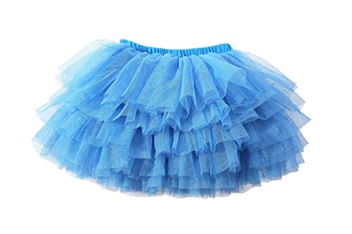 Image of Tutu Skirt for Baby Girl Toddler 6 Layered Tulle Skirts 1-8T