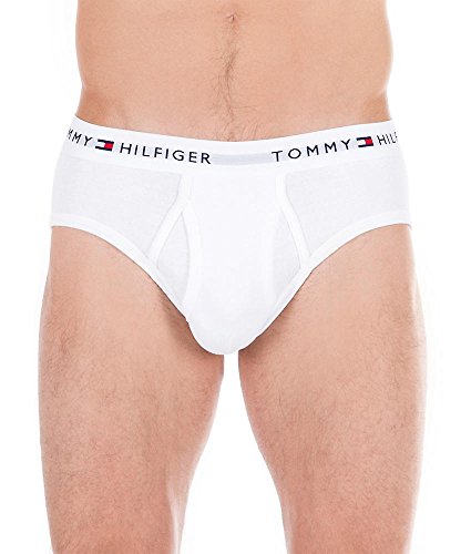 Tommy Hilfiger Men's 4-Pack Cotton Brief, White, Medium #TOP11