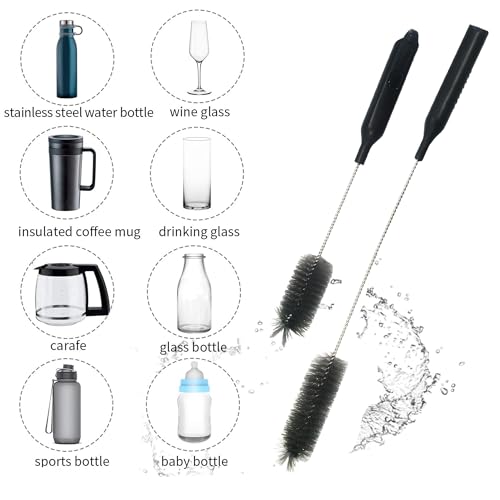 Image of EZ SPARES 3-in-1 Cleaning Kit for DYS V7 /V8 /V10 /V11 /V15 - Vacuum Brush Head, Dryer Vent & Refrigerator Coil Brush | Flexible Crevice Tool Included | Multi-Surface Cleaning Accessories