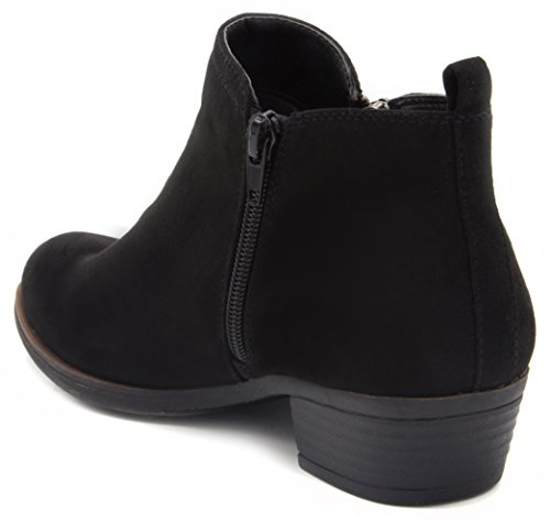 Sugar Women's Dress Block Heel Ankle Boot, Ladies Zipper Bootie3