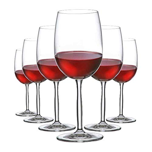 Jogo de Taças de Vinho Tinto Ritz Cristal 485ml 6 Pcs
