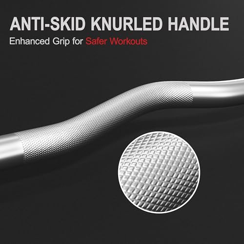 Yaheetech Barbell Weight Set 30KG/25KG/20KG Heavy Strength Training Bars Set Adjustable Dumbbell Weight Bar Home Gym Weight Lifting Training - Image 6