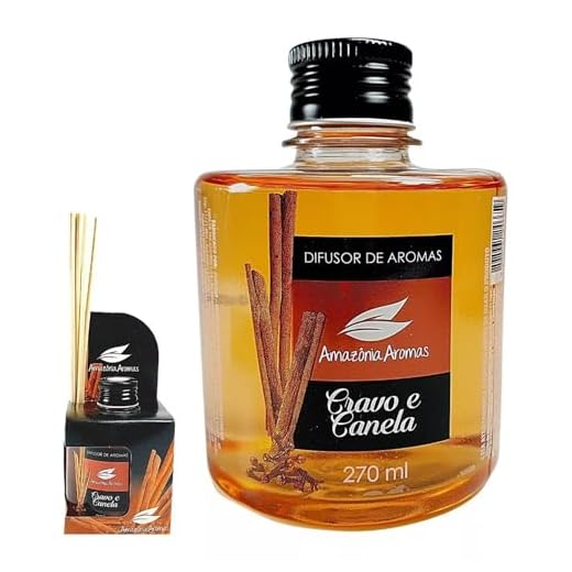 Difusor de cravo e canela 270ml - Amazônia Aromas
