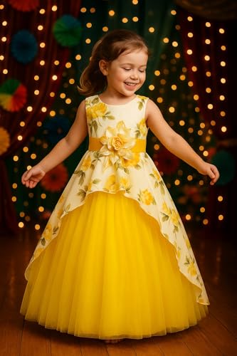 Image of My Lil Princess Baby Girl's A-Line Maxi Dress