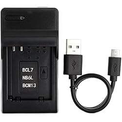 Cargador Canon Sx500 Is NB-6L USB Cargador para Canon PowerShot SX530 HS, SX610 HS, SX710 HS, SD1200 IS, SD1300 IS, S120 IXY 10S IXY 30S Cámara y Más