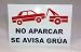 Marina Signboards Cartel No aparcar Se avisa grúa 30x20 Chapa Metal para...