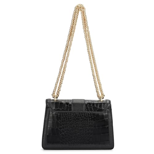 Image of Da Milano Leather Shoulder Bag for Women (01607OL)