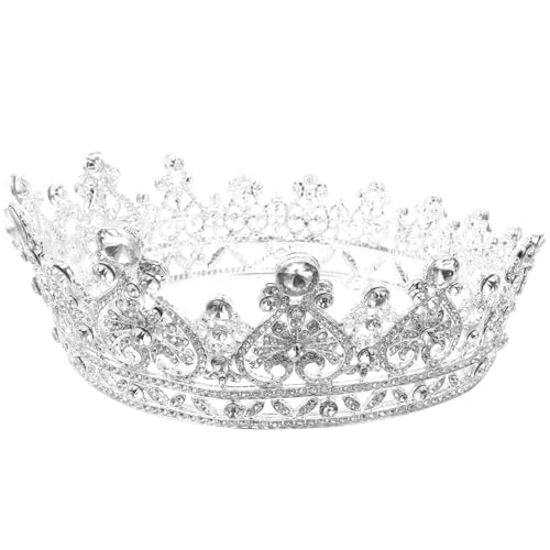Tiara de cristal plata para boda el obsequio ideal y portátil para fiestas de quince años