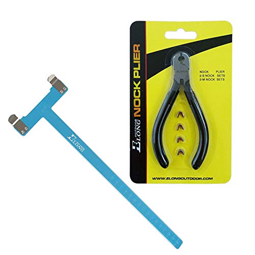Kit NIKA ARCHERY alicates de nariz de arco y regla T para calibración 2