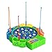 TOYANDONA 1 Juego Juego de Pesca Juguete Juguetes Montessori Música Ligera Juego de Pesca Eléctrico Magnético Playset Juguete de Pesca Juegos de Mesa Preescolares para Niños Pequeños