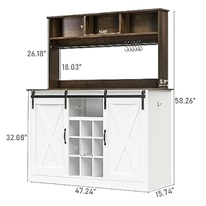 Vinctik6foxfarmhouseledcoffeebarw60000colorlightspoweroutlet7hooks9winkracksadjustableshelffortealiquorwineslidingglassdoor Urban Country Home Decor Vinctik 6fox farmhouse led coffee bar w60000 color lightspower outlet7 hooks9wink racksadjustable shelf for tea liquor winesliding glass door urban country home decor