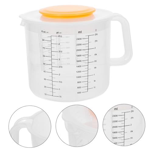 Cuenco medidor 2.5L con tapa para mezclar Luxshiny miniatura 5