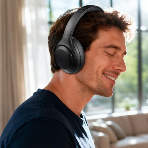 Image of MIZI Replacement Ear Pads Compatible with Sony WH-XB900N, WH-CH710N, WH-CH720N, WH-RF400 & MDR-RF895RK Headphones, Soft Protein Leather Ear Cushions with High-Density Memory Foam, Isolation, Black