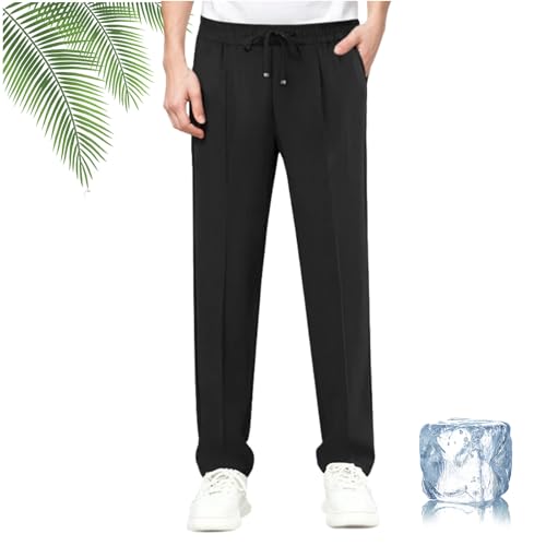 Nonmaze Airflexion Pants,AirFlexion - Pull On Ice Silk Stretch Smart Casual Pants