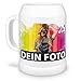 Bierkrug selbst individuell gestalten/Personalisierbar mit eigenem Foto oder Text Bedrucken/Vereins-Humpen/Maß/Seidel/Bierbembel/Bierkrug