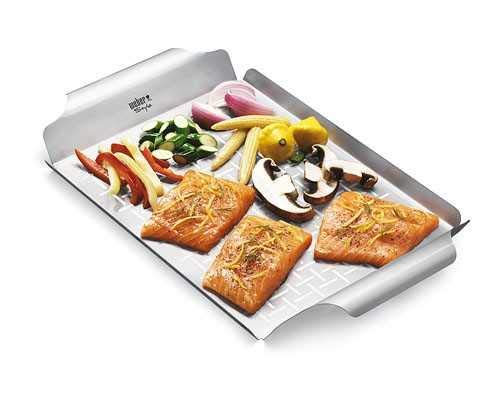 Weber® Grill Pan, Stainless Steel for Gourmet Grilling - image 3