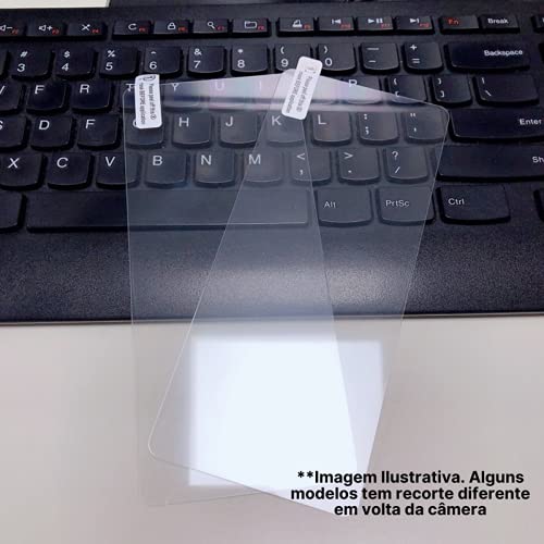 Kit Capa Capinha Antishock + Película Vidro + Película Câmera Compatível Moto G 5G Plus