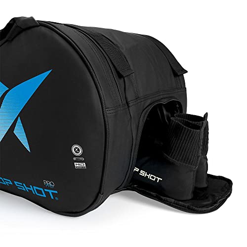 Raqueteira Drop Shot Naos 2.2 Beach e Padel Preta e Azul
