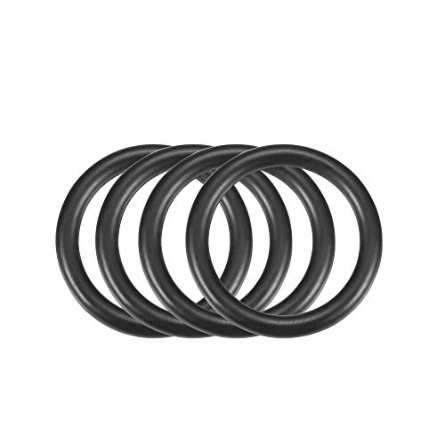 uxcell Nitrile Rubber O-Rings 30mm OD 23mm ID 3.5mm Width, Metric Sealing Gasket, Pack of 4