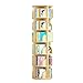 Bücherregal 360-Grad Massivholz rotierender Bodenregal Einfache Moderne Haushalts-Kinderbild-Buch-Rack Space-Saving-Speicher-Rack FANJIANI (Size : Six Layer)