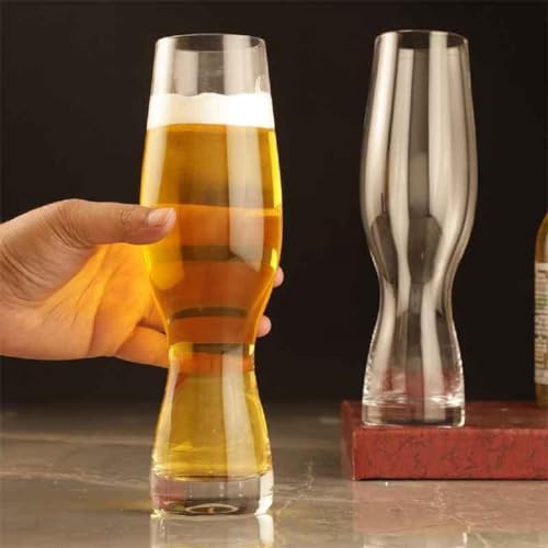 Image of Craft Beer Glasses | Set of 6 | 500 ml | Stout Craft Beer Glass | Tall Beer Glass | Perfect for Serving Beer, Mocktails, Cocktails, Juices