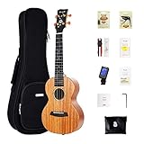 ♫ [Hochwertige Ukulelenhülle] Hochwertige Ukulelenhülle aus Baumwolle, passend zur hochwertigen Ukulele. Es ist eine gute Geschenkoption.