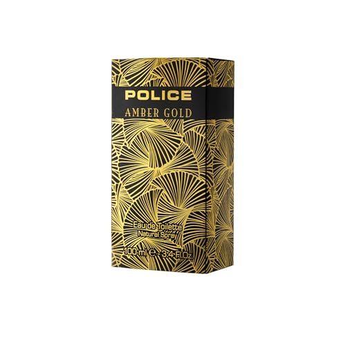 Image of Police Amber Gold Eau de Toilette 100ml for Women | Long Lasting Oriental Floral Perfume | Saffron, Bitter Orange, Jasmine, Magnolia, Akigalawood & Oakmoss | Warm Sensual Feminine Fragrance | Premium Gift for Her